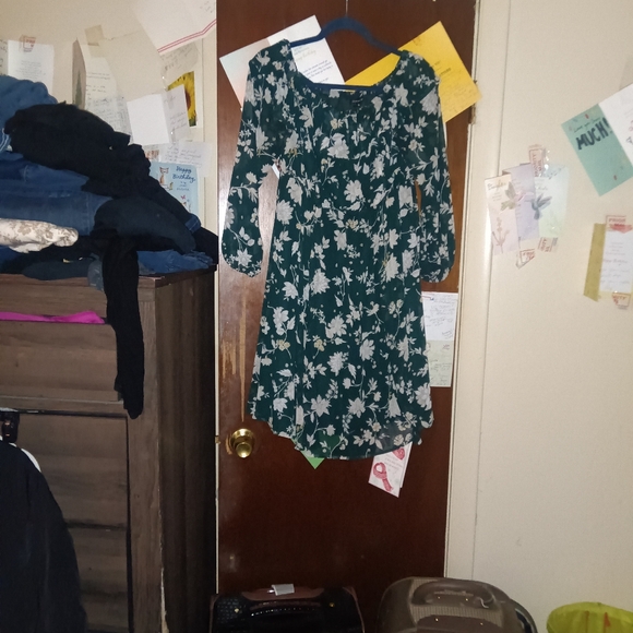 TORRID Mini Chiffon Off Shoulder Skater Dress - Picture 4 of 11